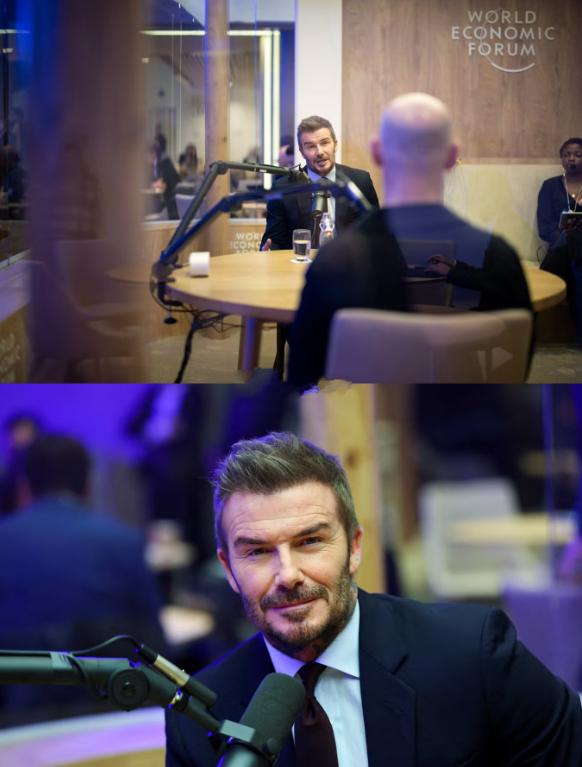 内心真强大！贝克汉姆面对记者采访，微笑离开，只能说此时无声胜有声，毕竟家家有本难