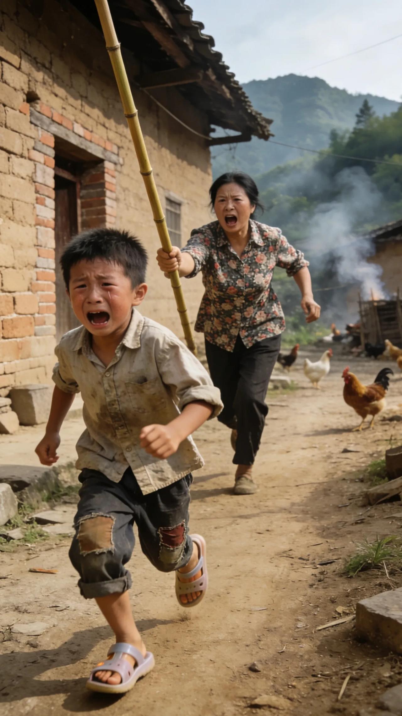 谁叫你小时候不听话，被你老妈打过。