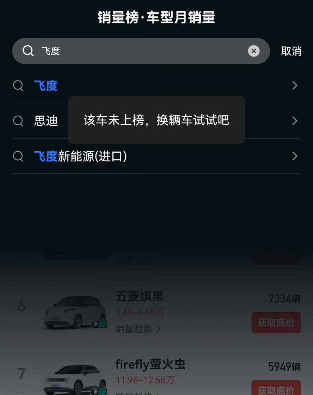 本月飞度销量归零
一个时代落幕！
仅剩月销一辆life 留在小型车榜单

连续剧