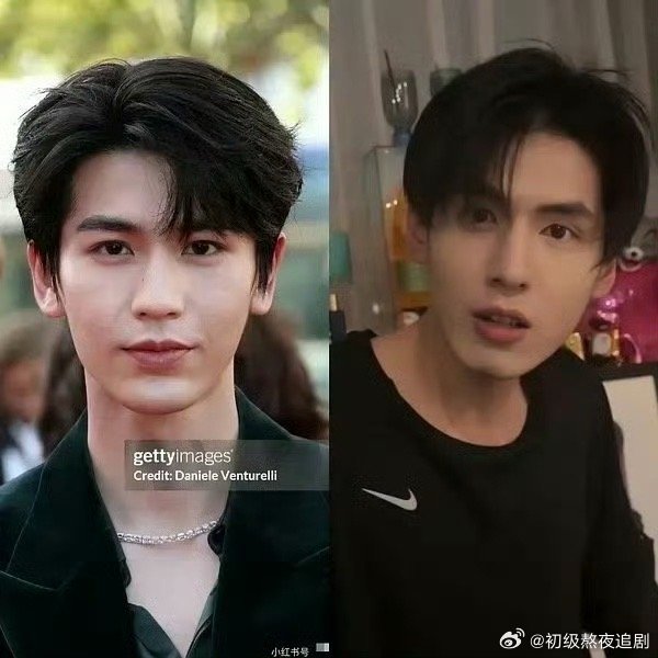 张凌赫和这个网红也太像了吧 