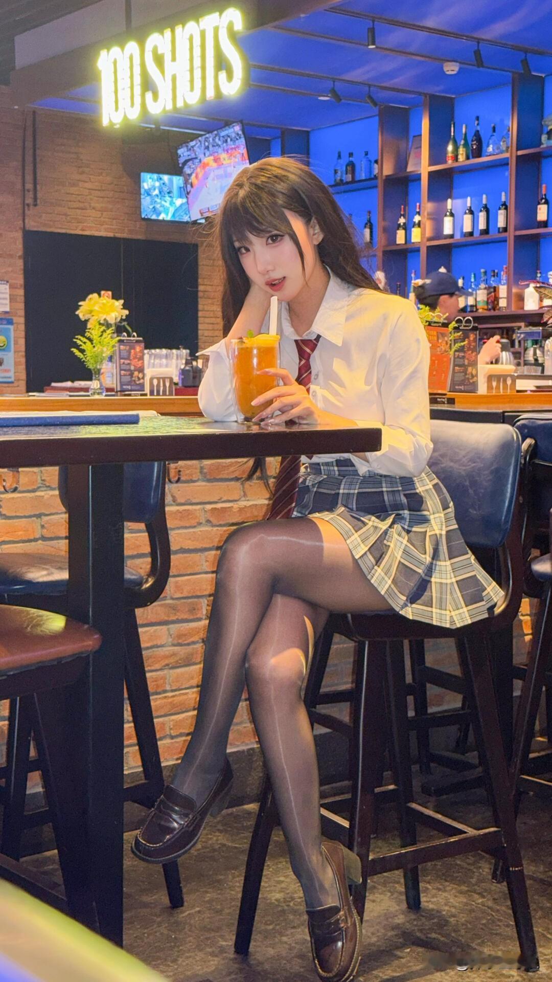 穿jk的学妹穿搭 ootd jk jk青春感穿搭 jk风日常穿搭 穿搭如何自带高