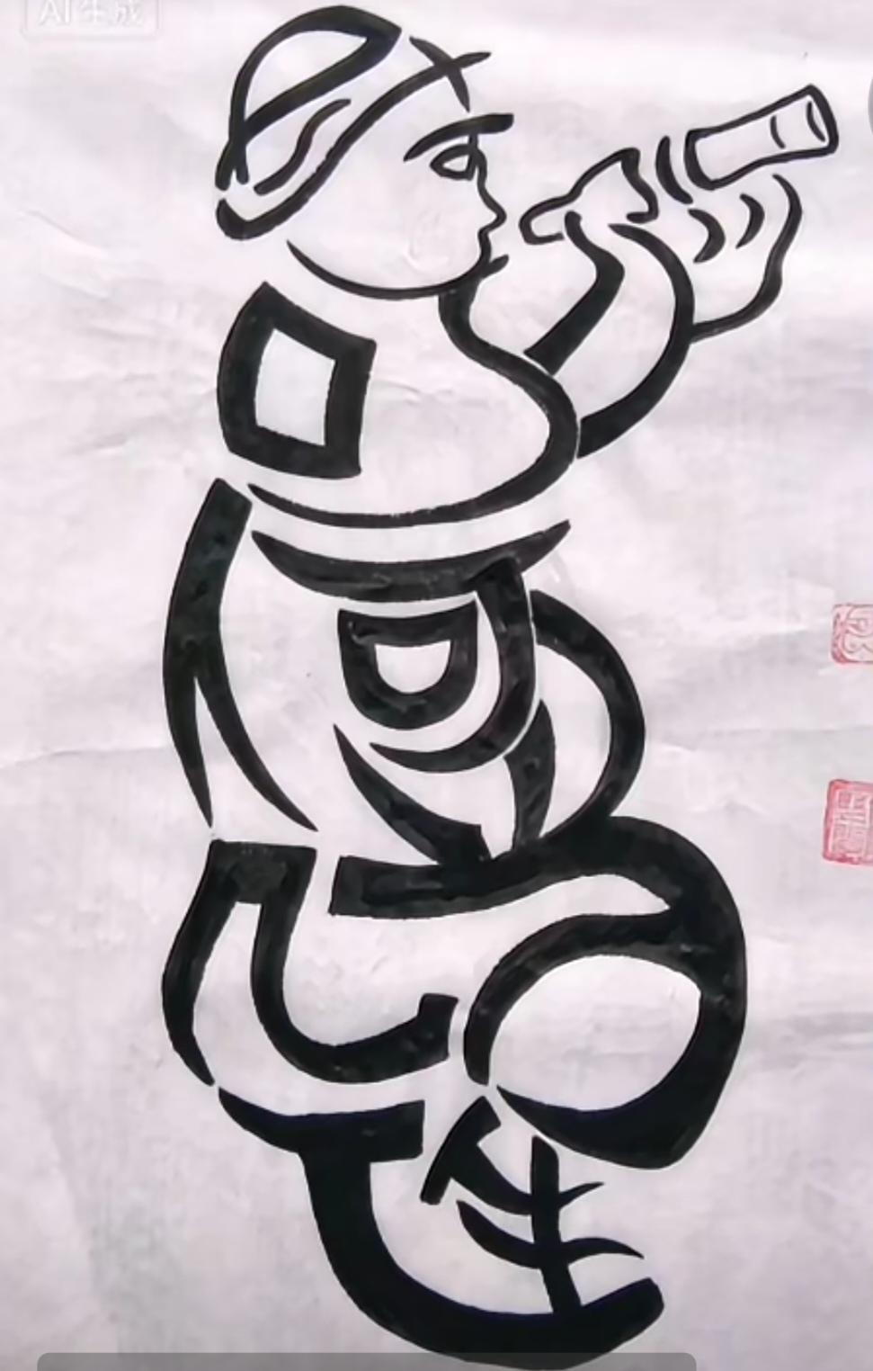 图中帅哥对酒当歌，人生几何。不醉不休。画面隐藏八个字。敬请猜出来。
