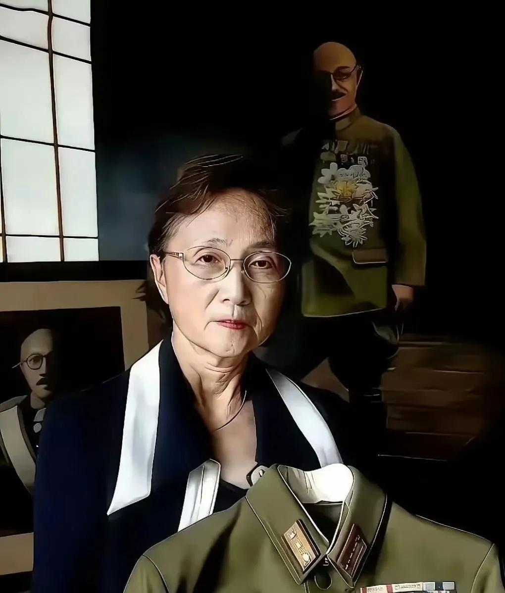 这个老妖婆子，就是臭名昭著的东条英机的孙女，瞧它这一脸不服，苦大仇深样！试问，德