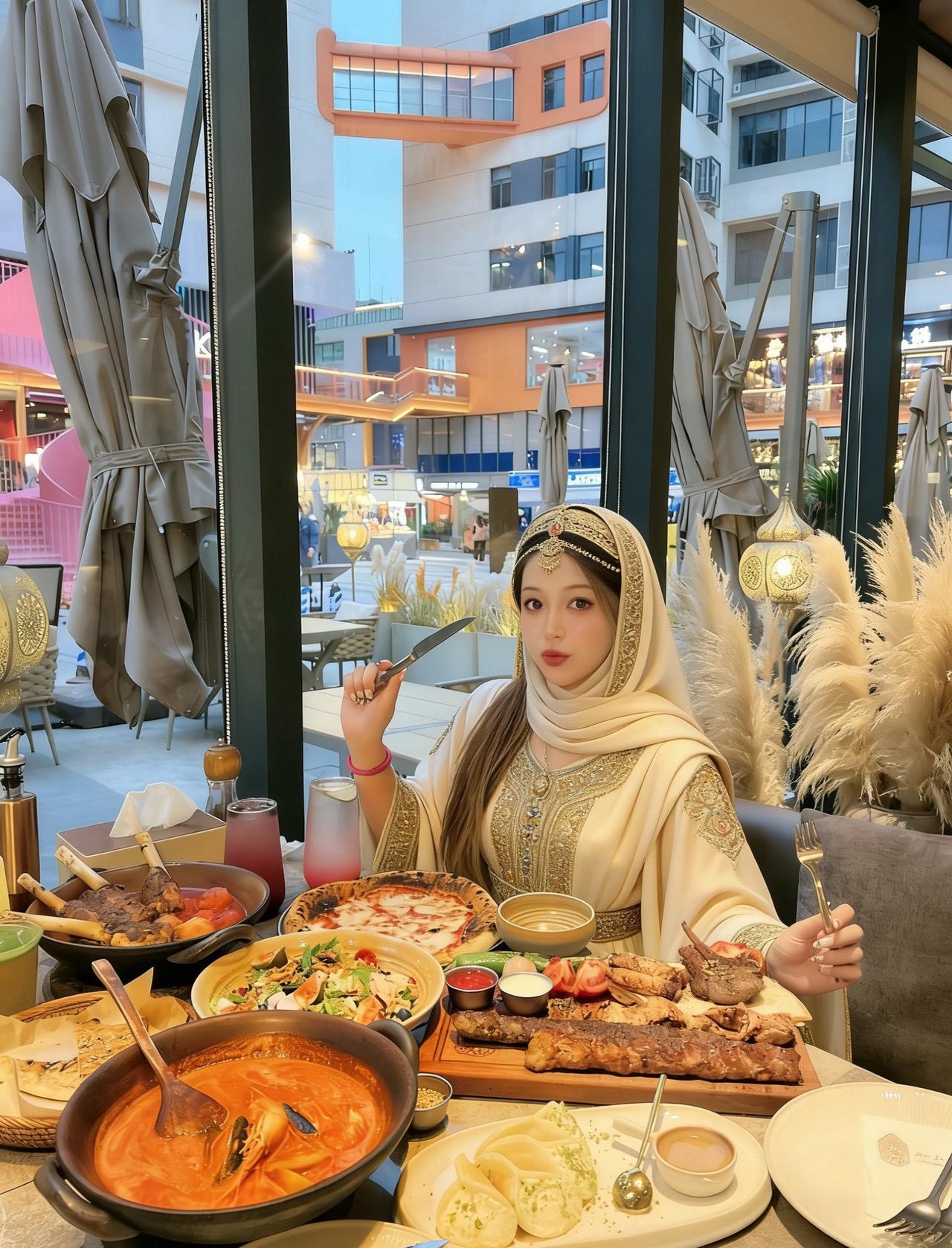 谁懂啊！炎岩这家地中海餐厅美到我心巴上💘
📍广州 Hot Stone炎岩·地