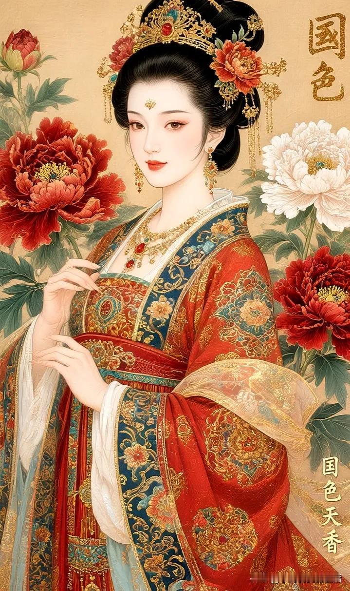 国色天香，花容月貌。