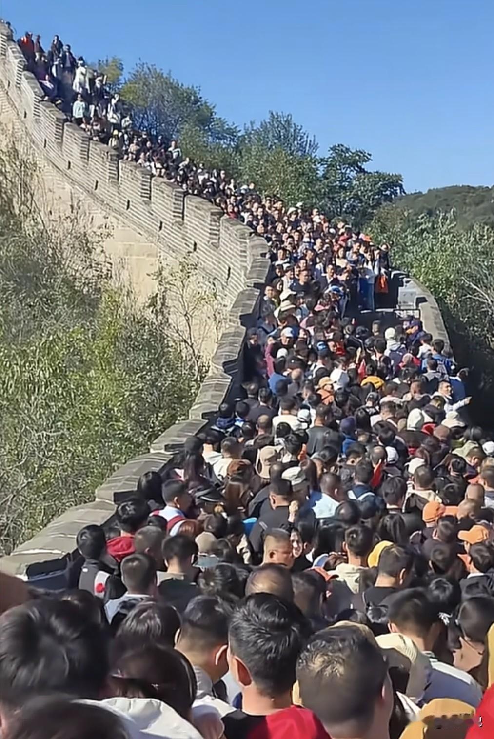 照片源自于网络。我想问问，他们都挤在一起干嘛？好不容易放假，为什么还要挤在一起？