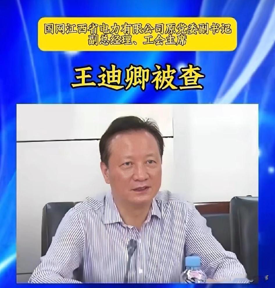 十五万亿电力投资开局，正厅级王迪卿应声落马，国网今年第5人，信号太明显了
 
中
