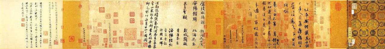 王羲之《平安》《何如》《奉橘》三帖合卷高清 ​​​