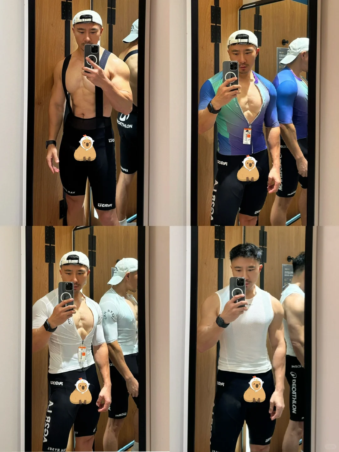 骑行日记：哪一套好看❓今天是迪卡侬男人