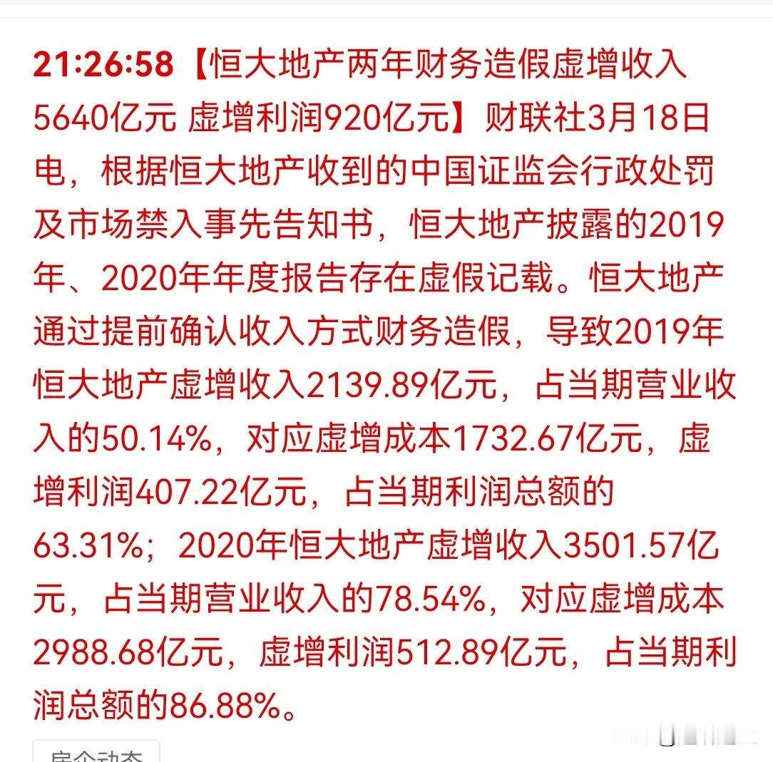 证监会终于对恒大进行处罚了，关键一直为恒大提供审计的会计师事务所不处罚么？违规提