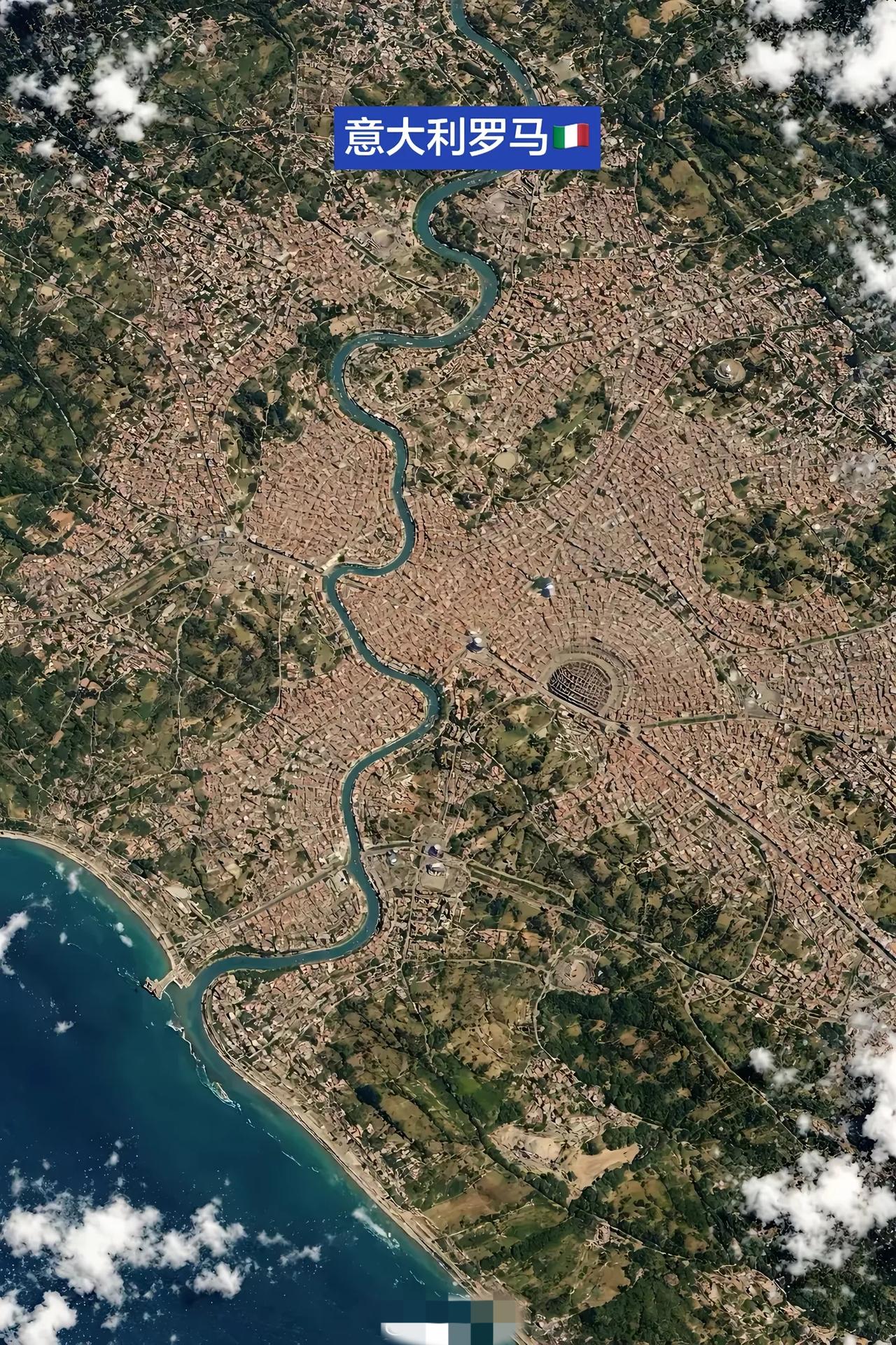 意大利罗马航拍图
