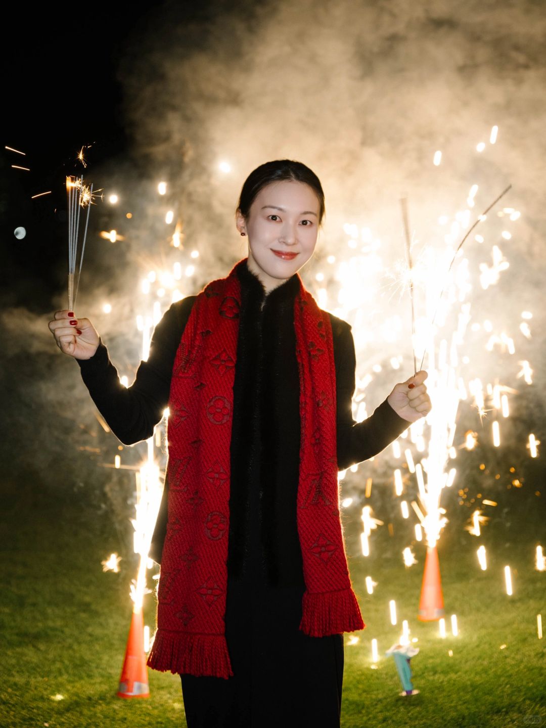 来自冬日烟火的浪漫 祝大家龙年大吉～