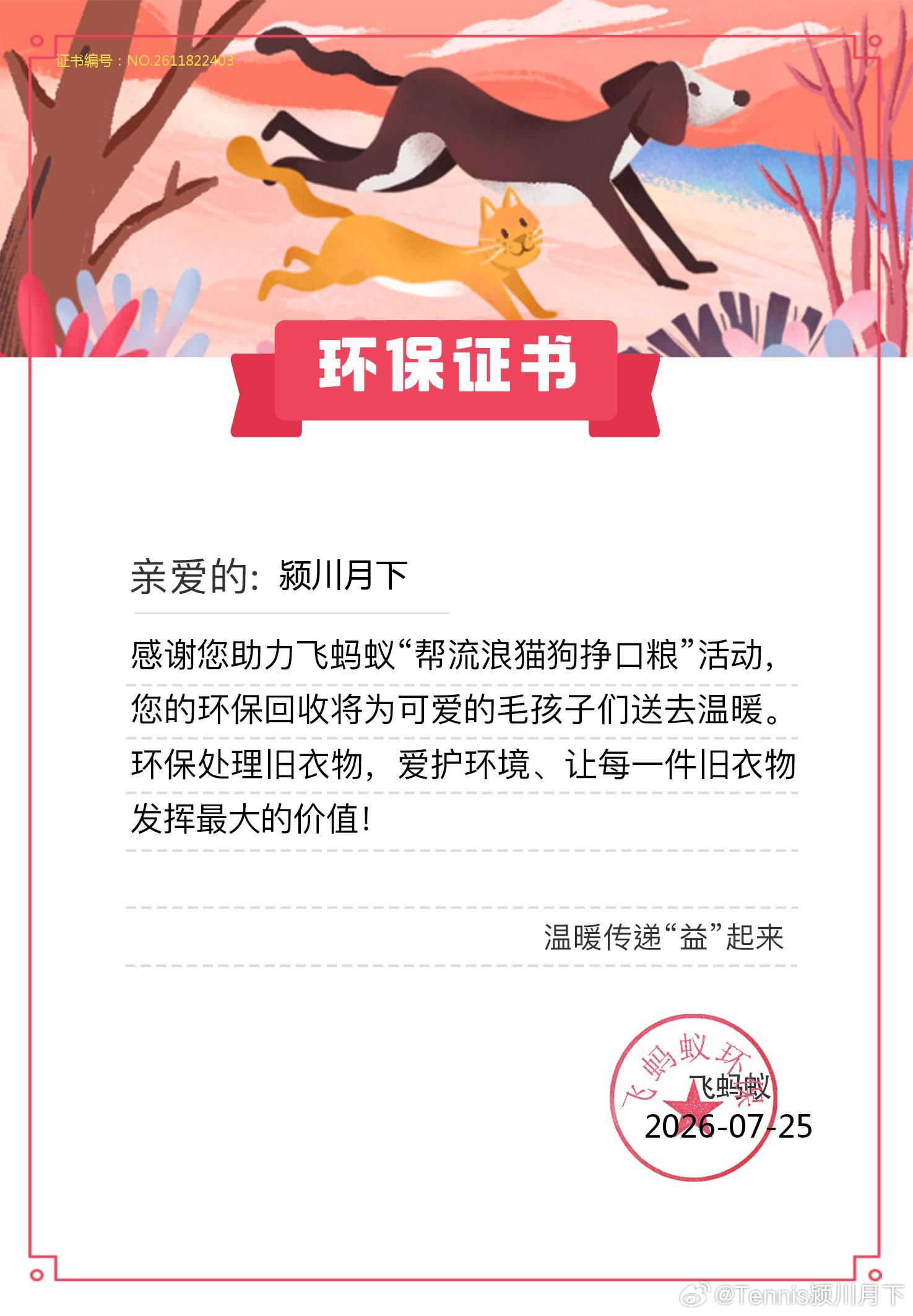 已经收养一只蓝猫啦，希望流浪小动物都能有家 