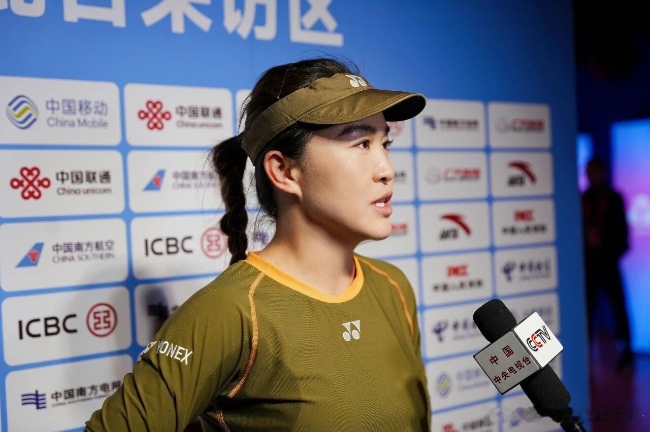 🔵第十五届全国运动会网球女子单打决赛后获得金牌的安徽队朱琳采访🎙️关于比赛感