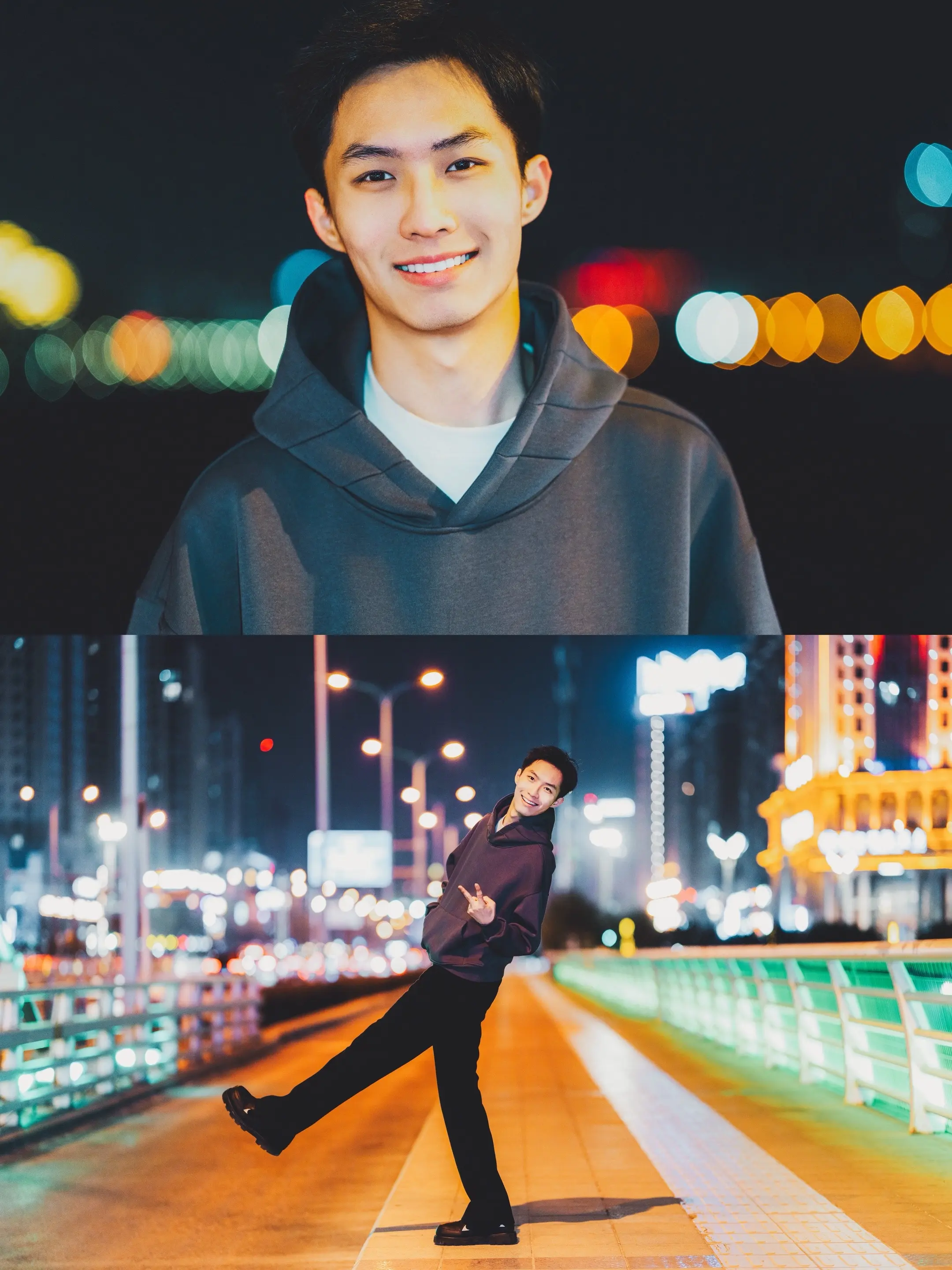 胶片暗角里的街头，每一帧都是王家卫的色调。