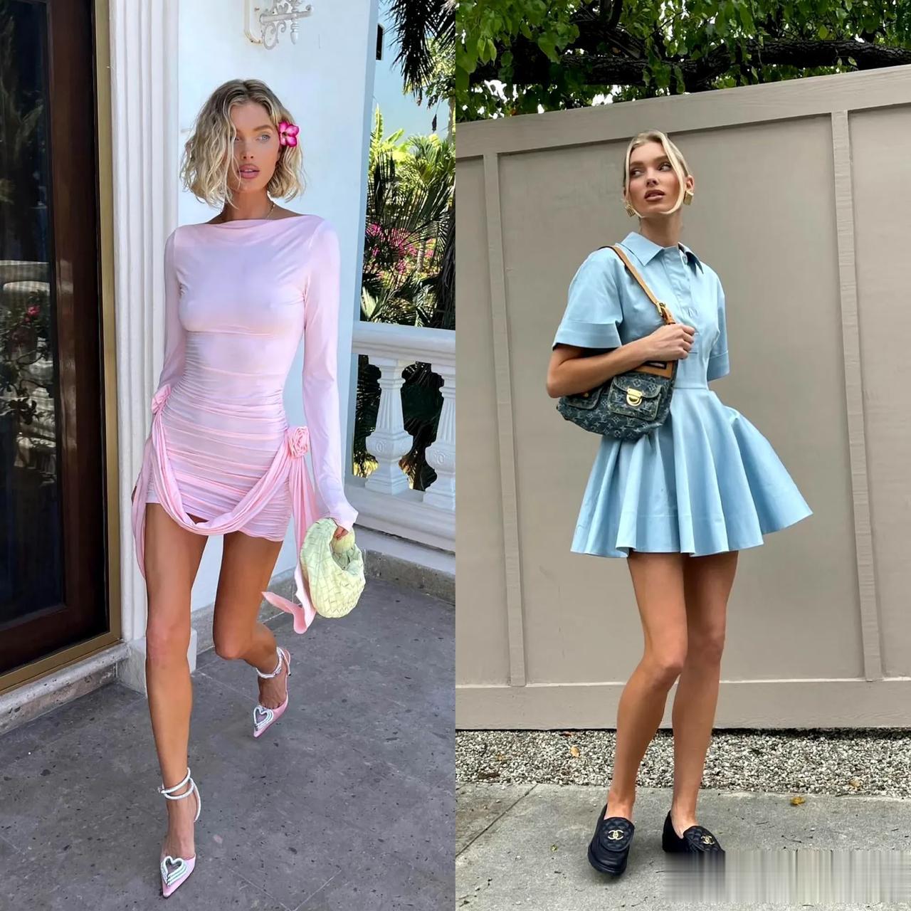 𝐢𝐧𝐬时髦辣妈𝐄𝐥𝐬𝐚 𝐇𝐨𝐬𝐤日常私服穿搭合集📚
  