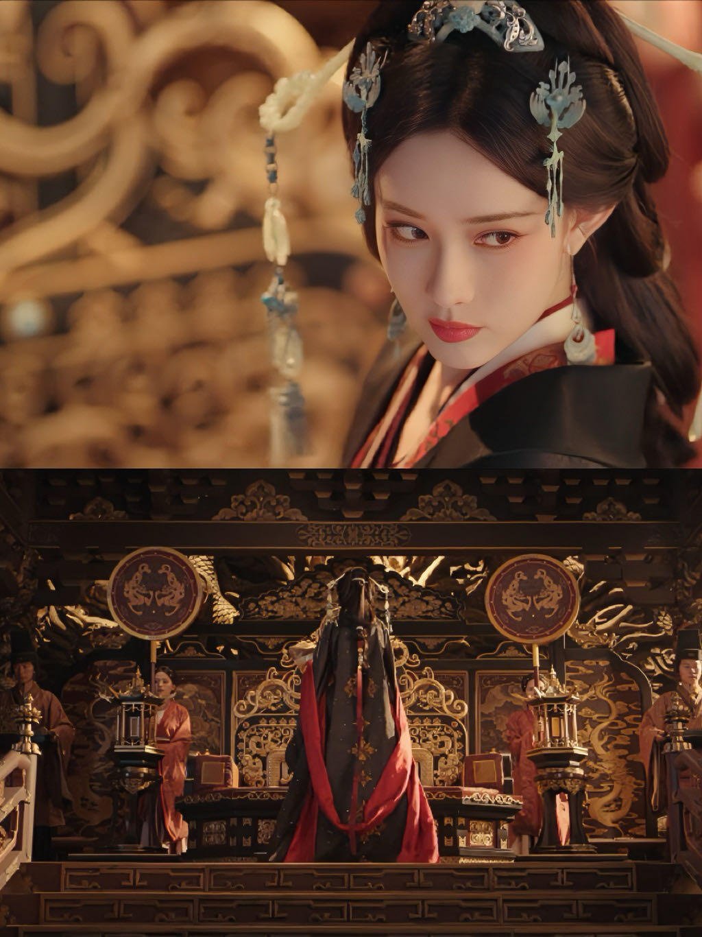 孟子义百花杀镜头剧组镜头太懂怎么拍美人了，光影落在孟子义身上恰到好处，随便一段戏