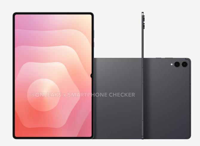 三星Galaxy Tab S12 Ultra 高端平板外观设计渲染图曝光，搭载天