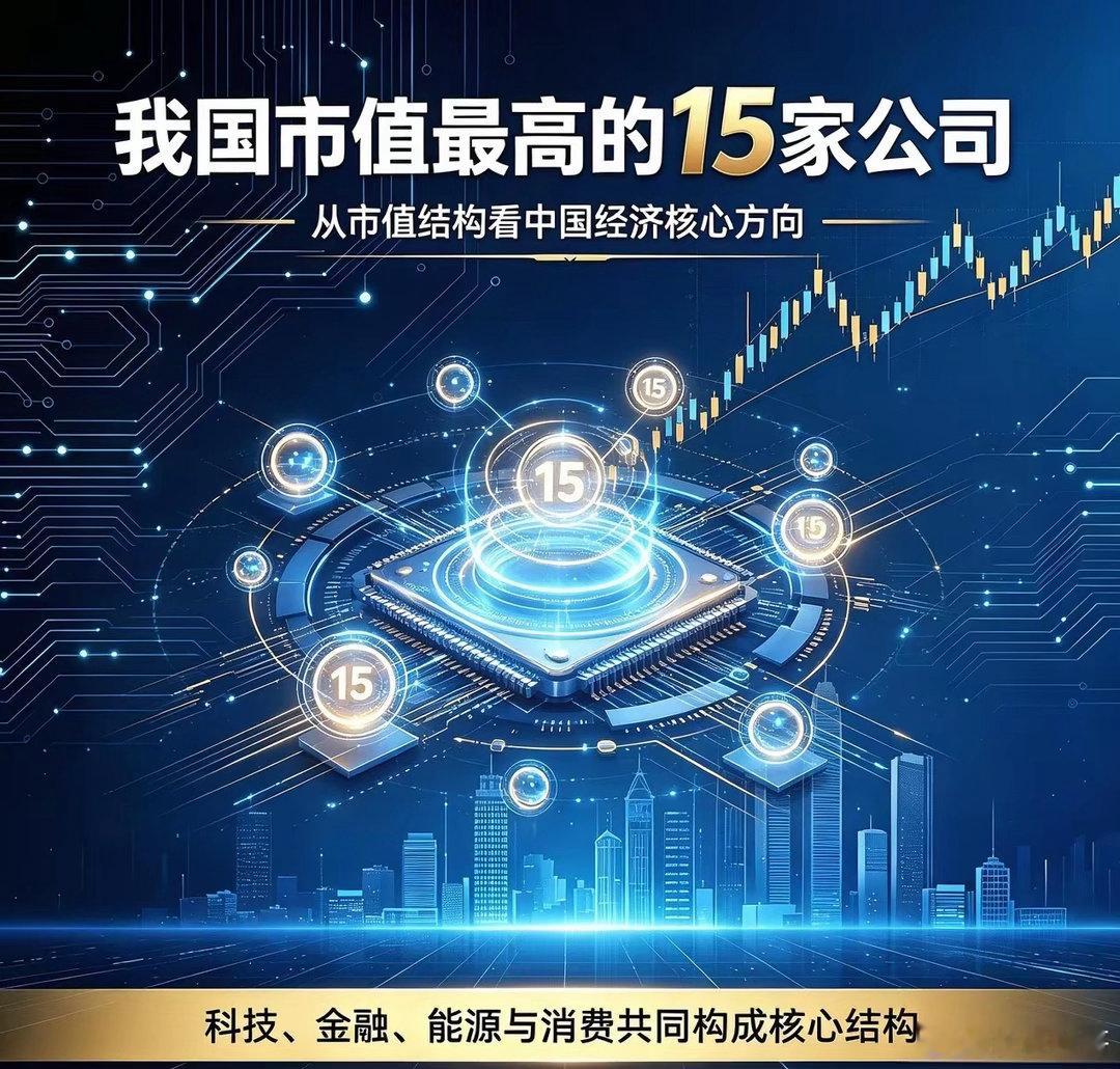 我国市值最高的15家公司1. 台积电— 约16.0万亿元全球晶圆代工绝对龙头，大