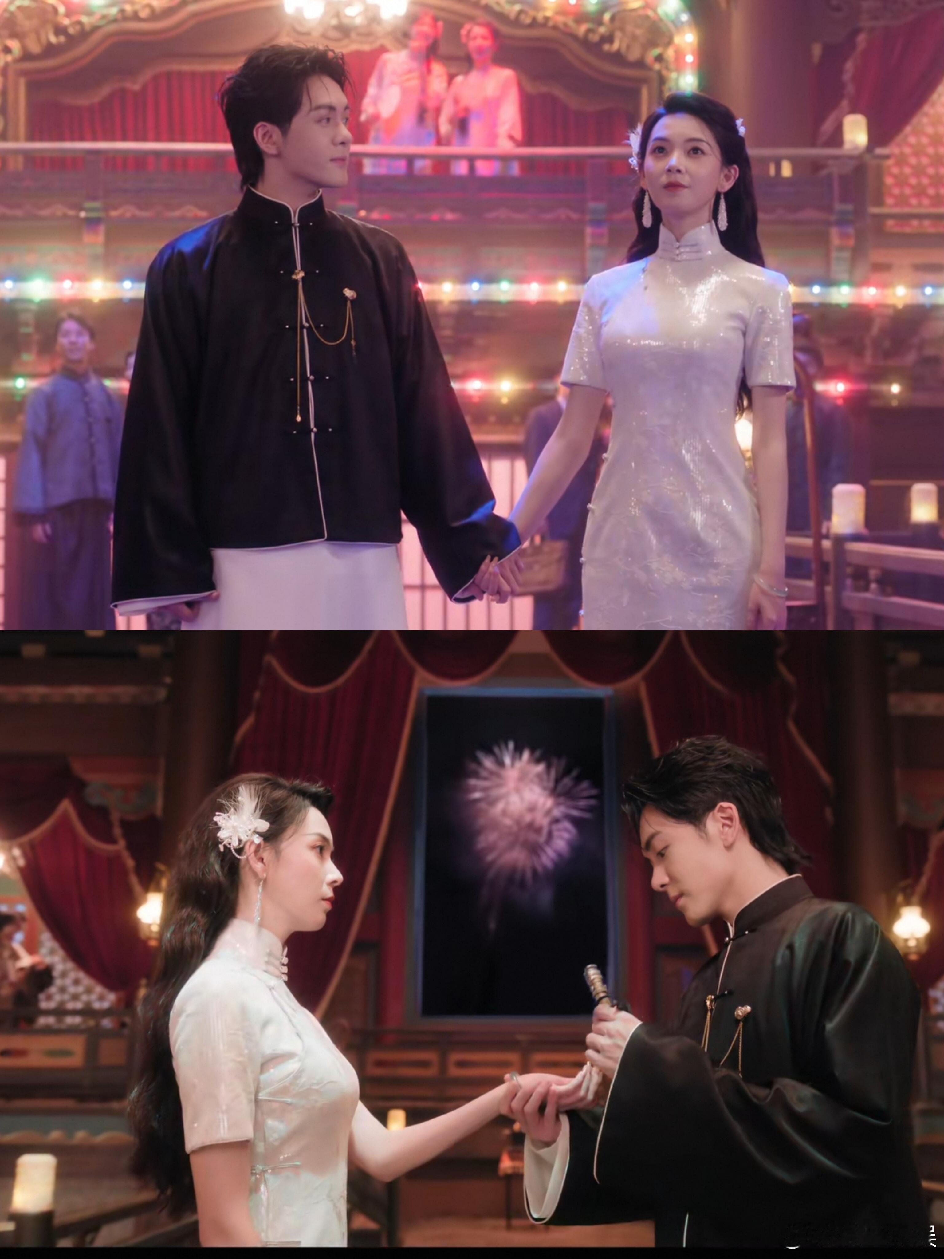 九门 我的评分：曾舜晞叫陈瑶瑶妹曾舜晞陈瑶民国宿命感九门剧里吴老狗两次求婚都被搁