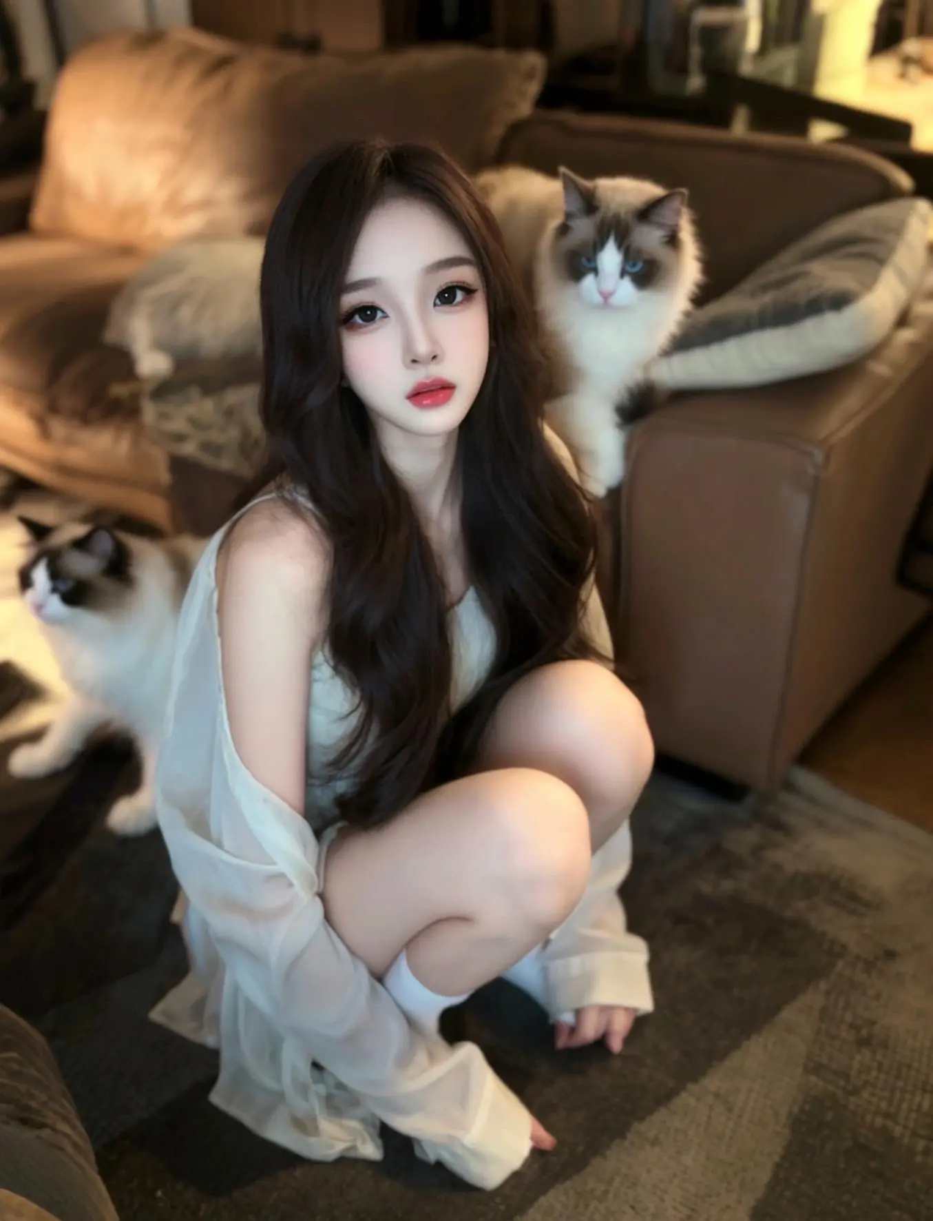 猫咪喜欢男生还是女生 布偶猫 萌猫来袭 御姐与猫 无建模小猫
