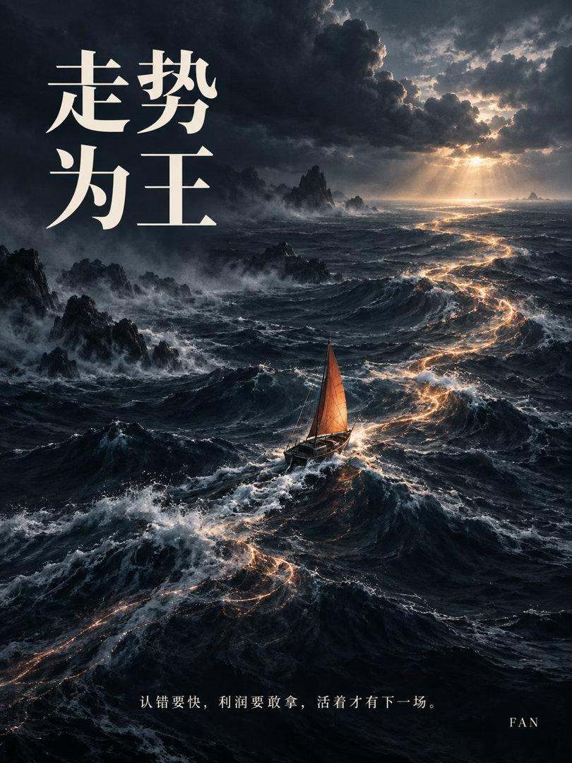 我做交易，始终信奉四个字：走势为王。你已知的因素A＋你未知的因素X＝行情。很多人