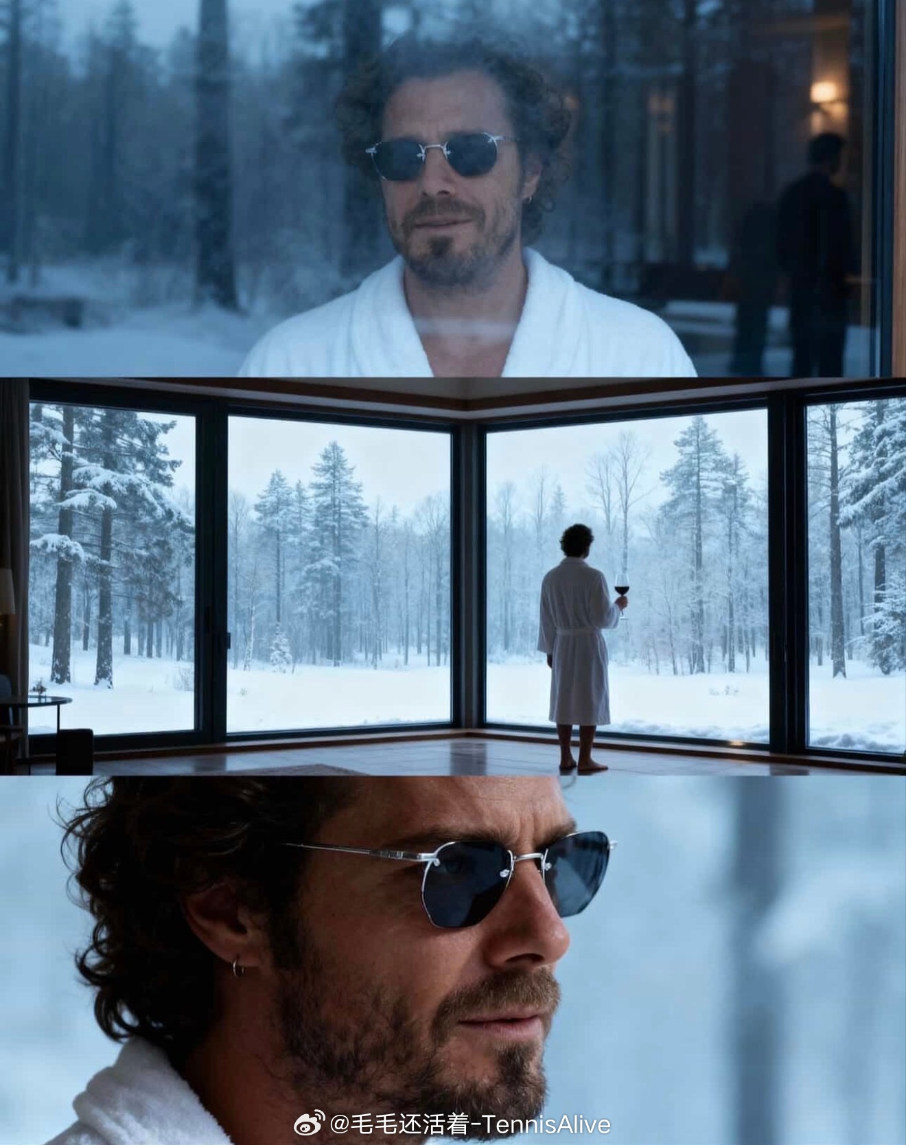 【萨芬分享帅照：怎么感觉像AI的感觉】[拜托][拜托][拜托][拜托][拜托][