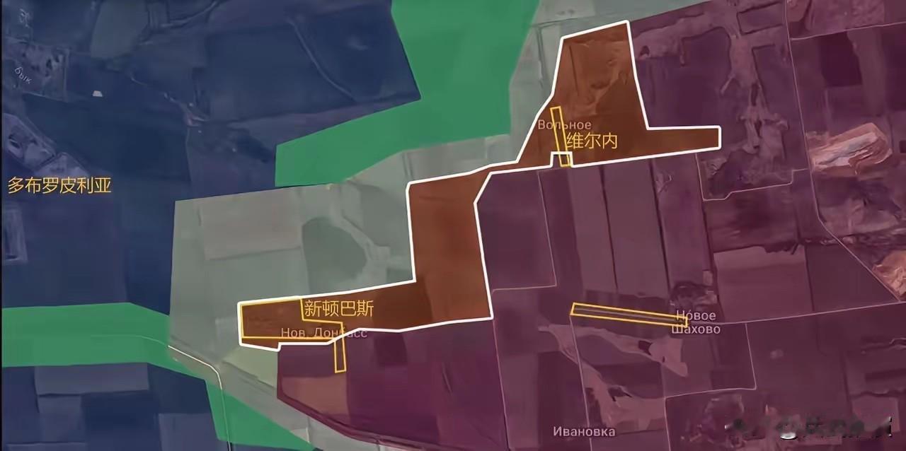 俄军中部集群在占领新顿巴斯之后又占领了维尔内。

这两个村子，俄军都是失而复得。