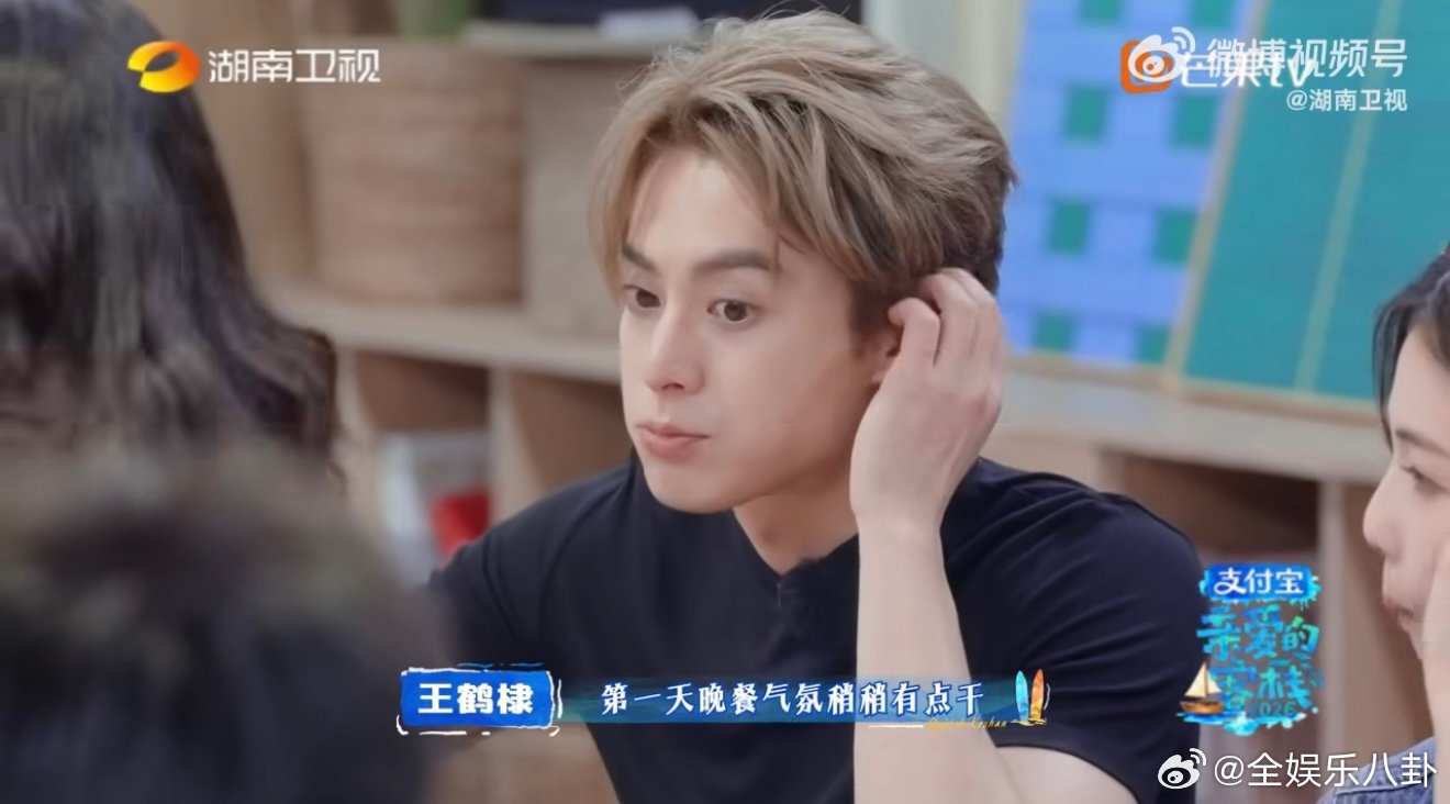 王鹤棣努力破冰亲爱的客栈王鹤棣也太暖心了吧！饭桌上全程努力破冰找话题，就怕大家冷