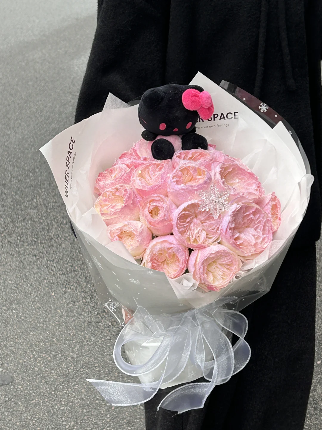 奶昔冰沙 kitty 花束
