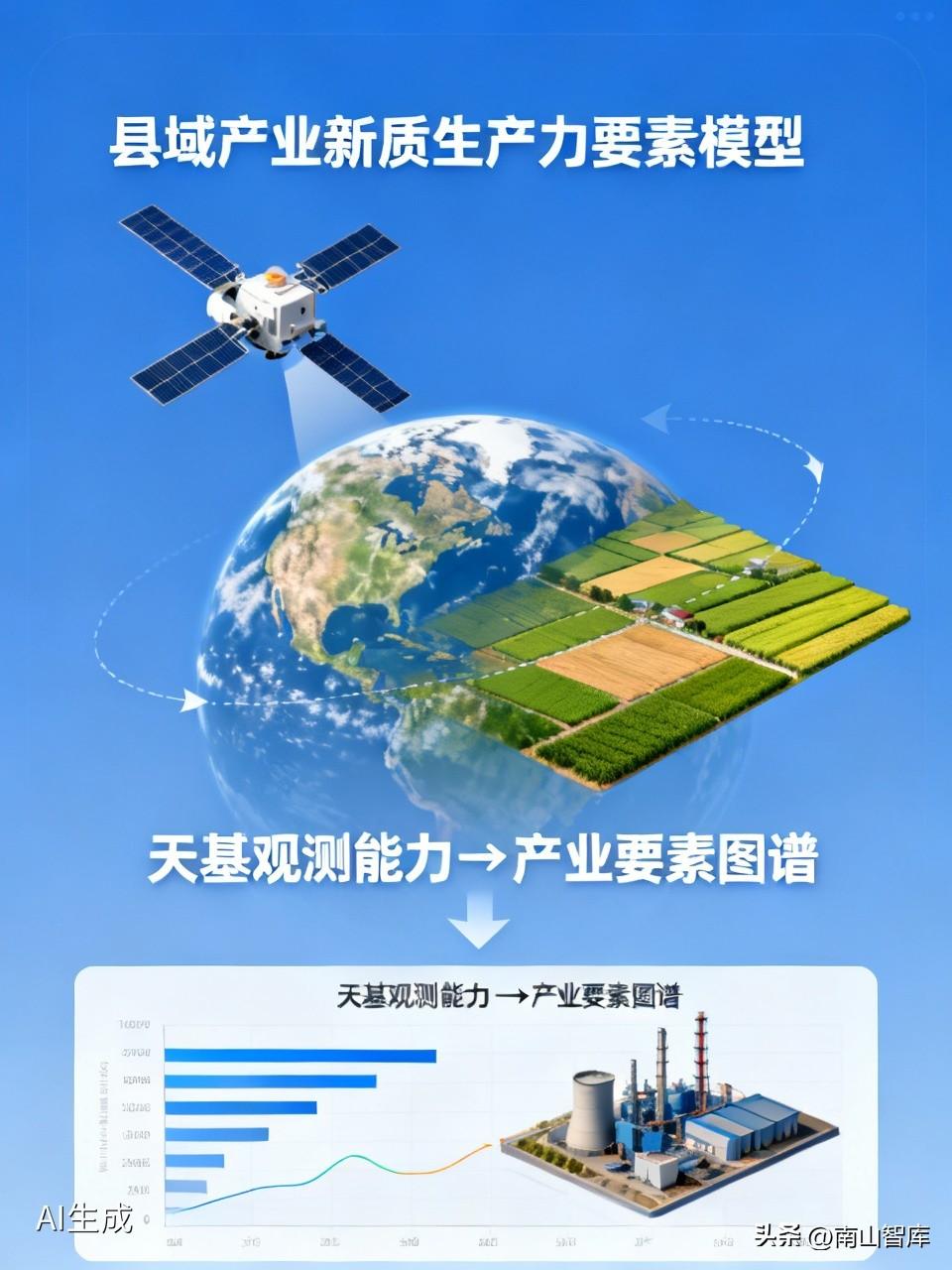 以卫星遥感数据为底层依据，构建县域产业新质生产力要素模型，关键在于将“天基观测能