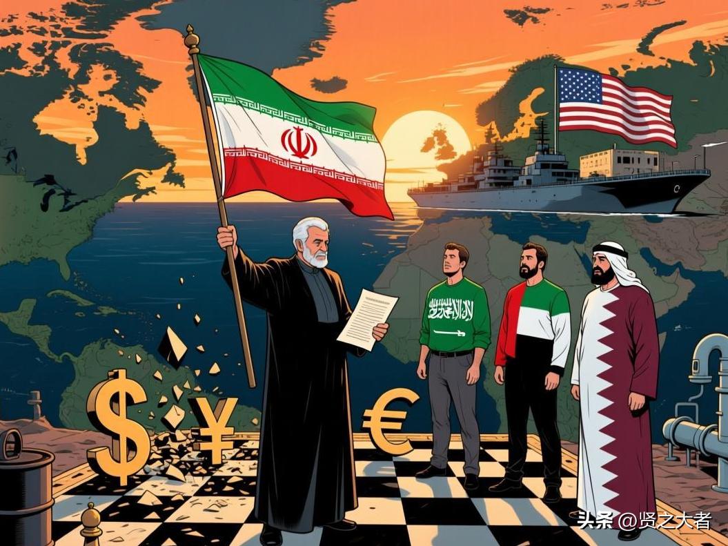 伊朗高级指挥官礼萨伊开出两大停战条件，
其一：美国滚出波斯湾，
其二：伊朗收回全