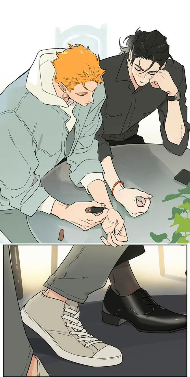 捡了东西的狼[超话]众所周知皮鞋干不过运动鞋二次元漫画  cr：麻尾 ​​​