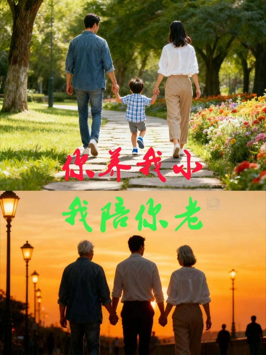 读懂这句话才明白，孝顺本该是双向奔赴

都说：你养我小，我养你老。
听着天经地义