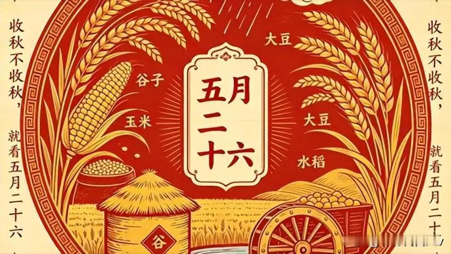 明日五月廿六，记住：1不熬，2不做，吃3样，4事别做，转告家人
 
农历五月廿六