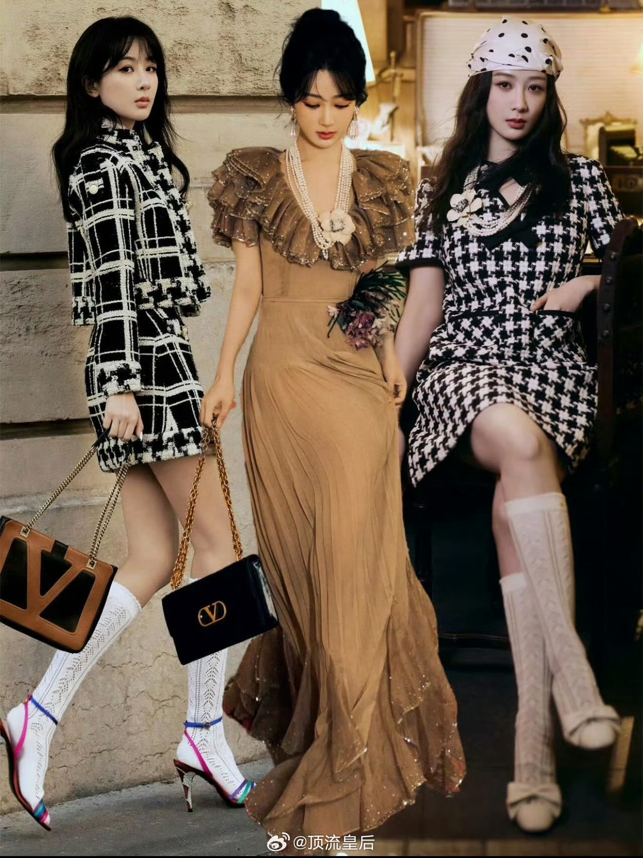 杨紫罗马时装周想看时装周上的杨紫！