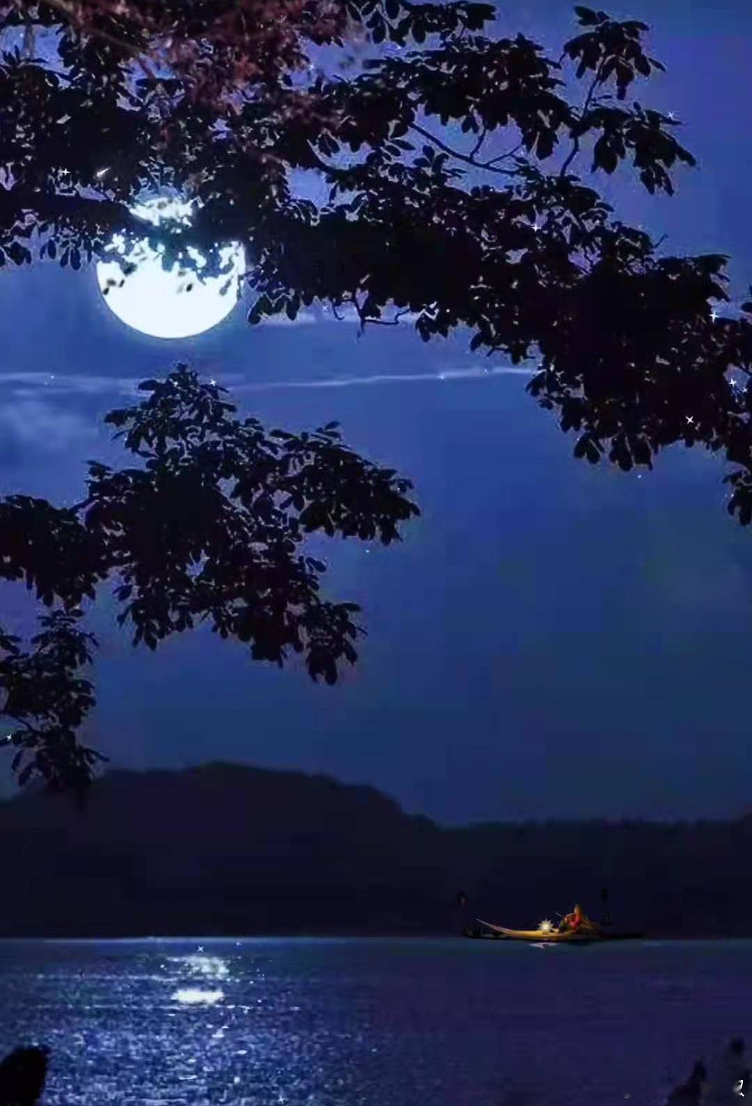 中秋节快乐传统文化  海上生明月，天涯共此时。 ​​​