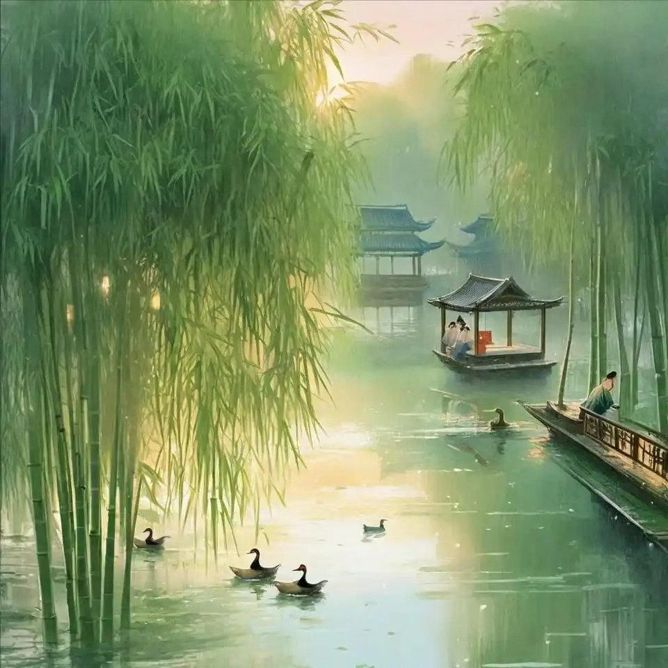 晚安，三无量。君听月明人静夜，肯饶天籁与松风。 
