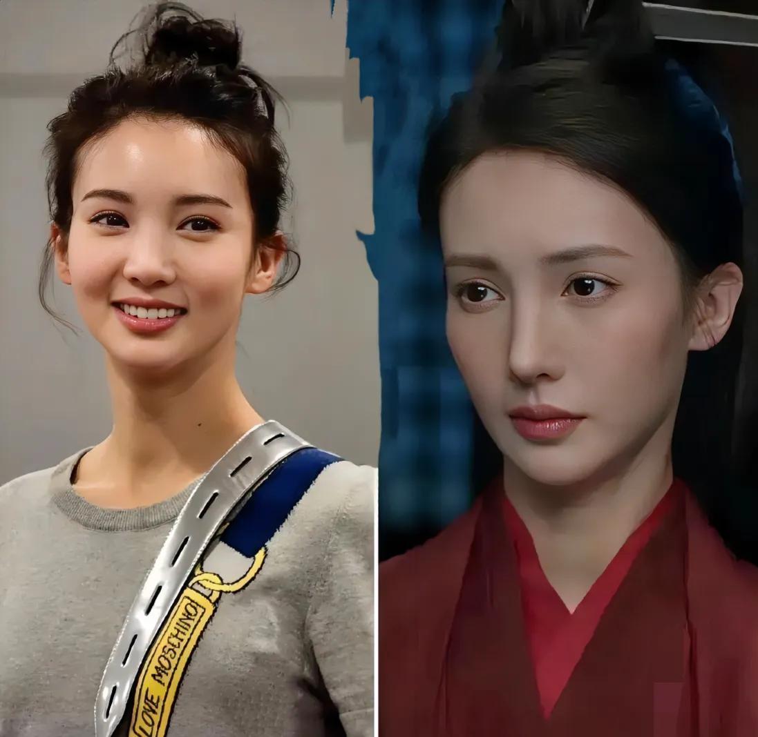 整容前后对比照
我觉得她演无心法师的时候最好看