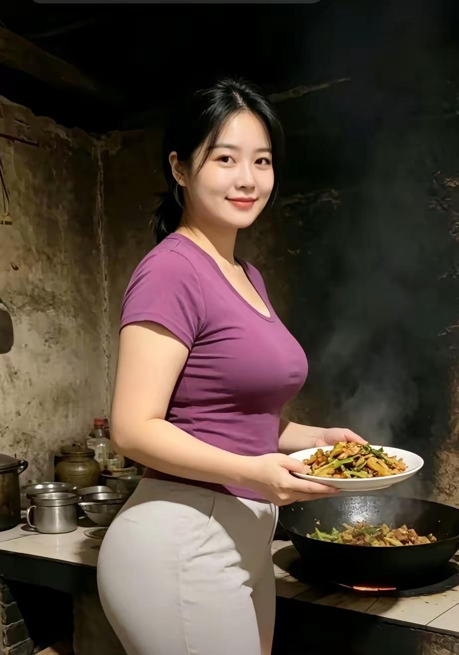 一早天未亮，
急忙下厨房。
佳肴炒几道，
共饮伴君郎。