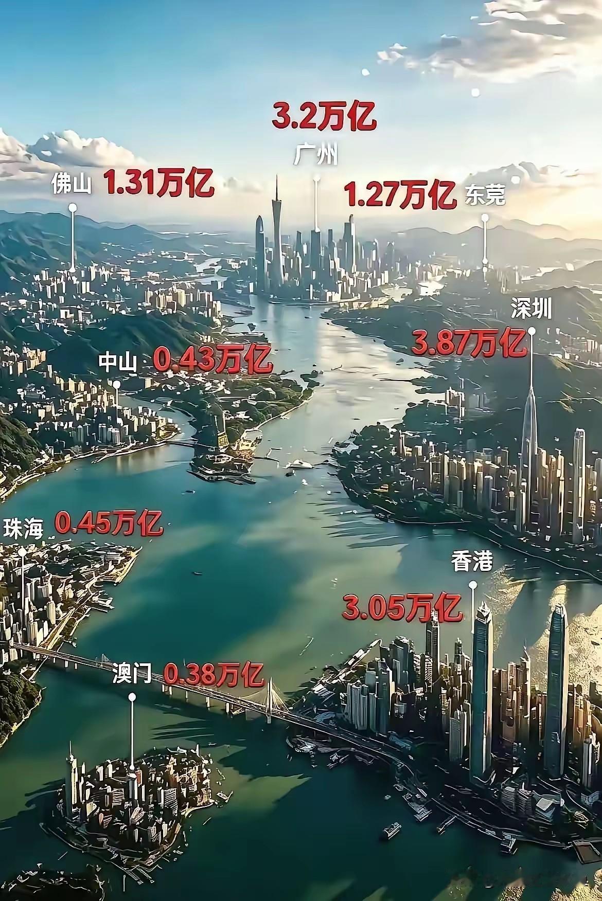 大湾区遍地都是人口大市，唯独珠海显得格格不入。珠海全市面积1700多平方公里，和