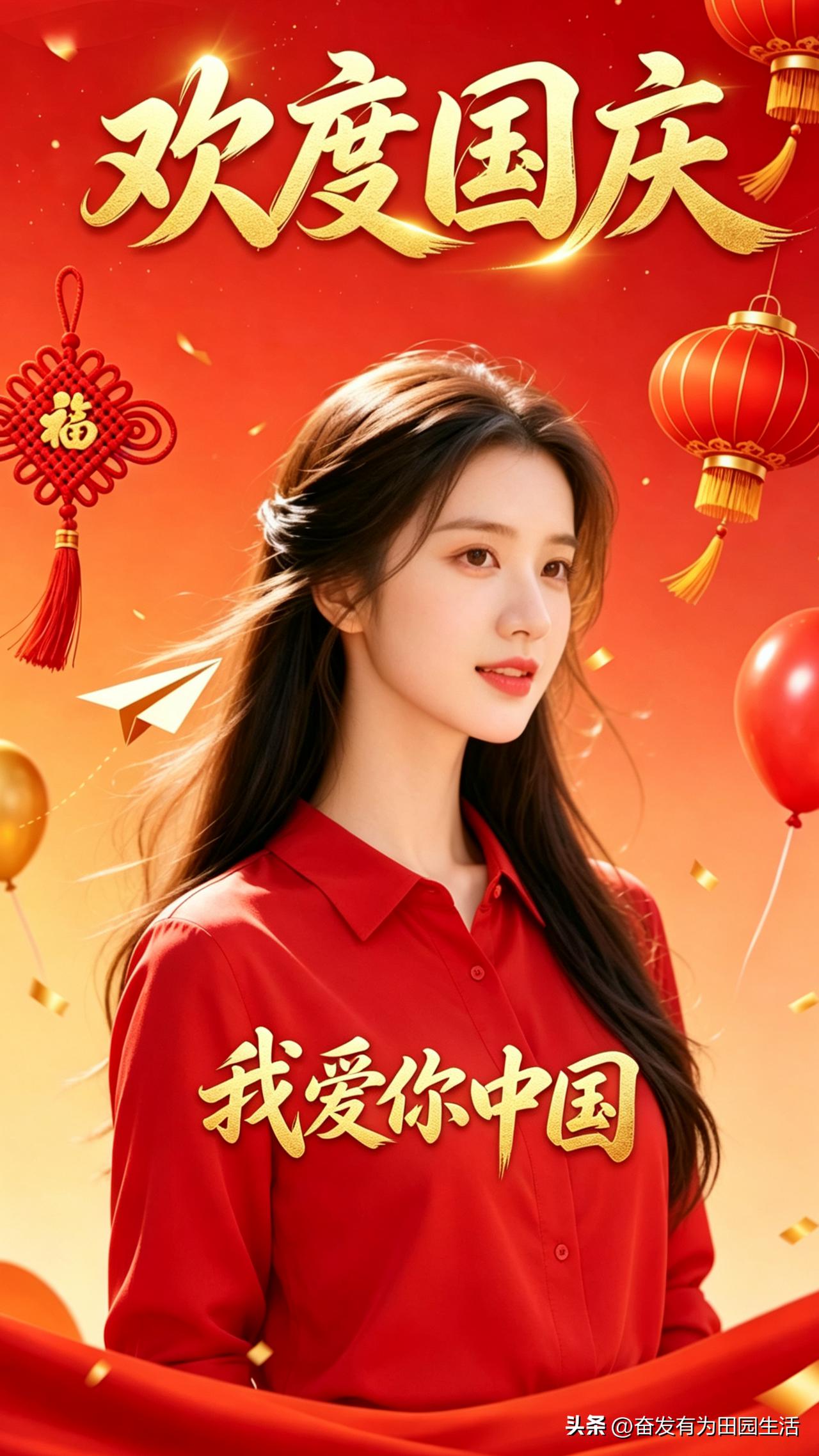 喜迎国庆，祖国万岁，国泰民安，国家富强，繁荣昌盛。我的祖国多美好 国庆节日庆典 