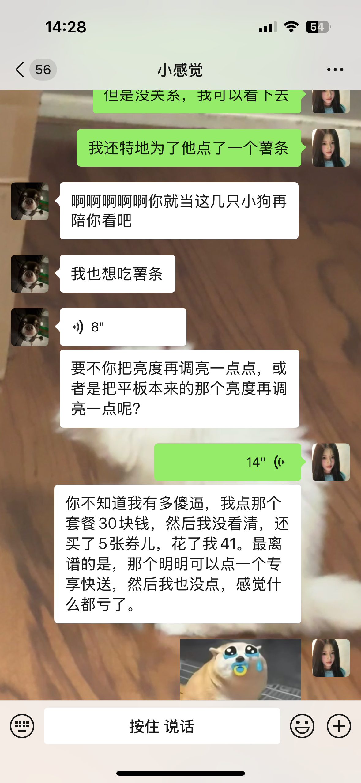 服了被自己蠢到发笑 