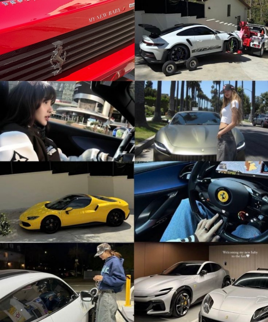 已知Lisa现在拥有的法拉利系列豪车🏎️- 法拉利 812 GTS Manso