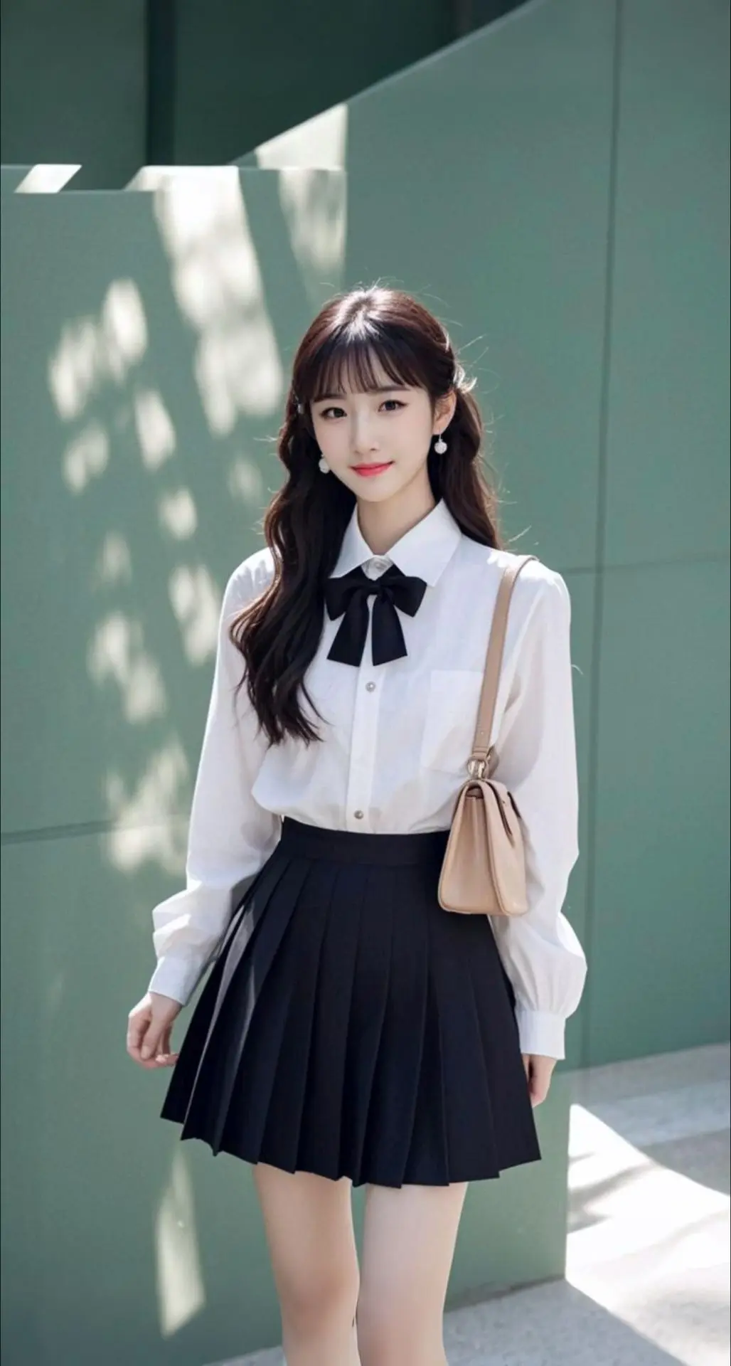AI扩图 AI青柠少女