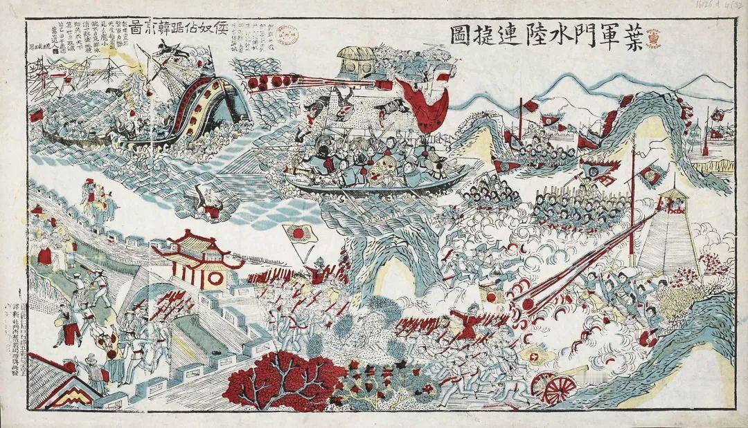 一百多年前，大清宣布甲午战争胜利的宣传画 整理：古槐路 PART2 ​​​