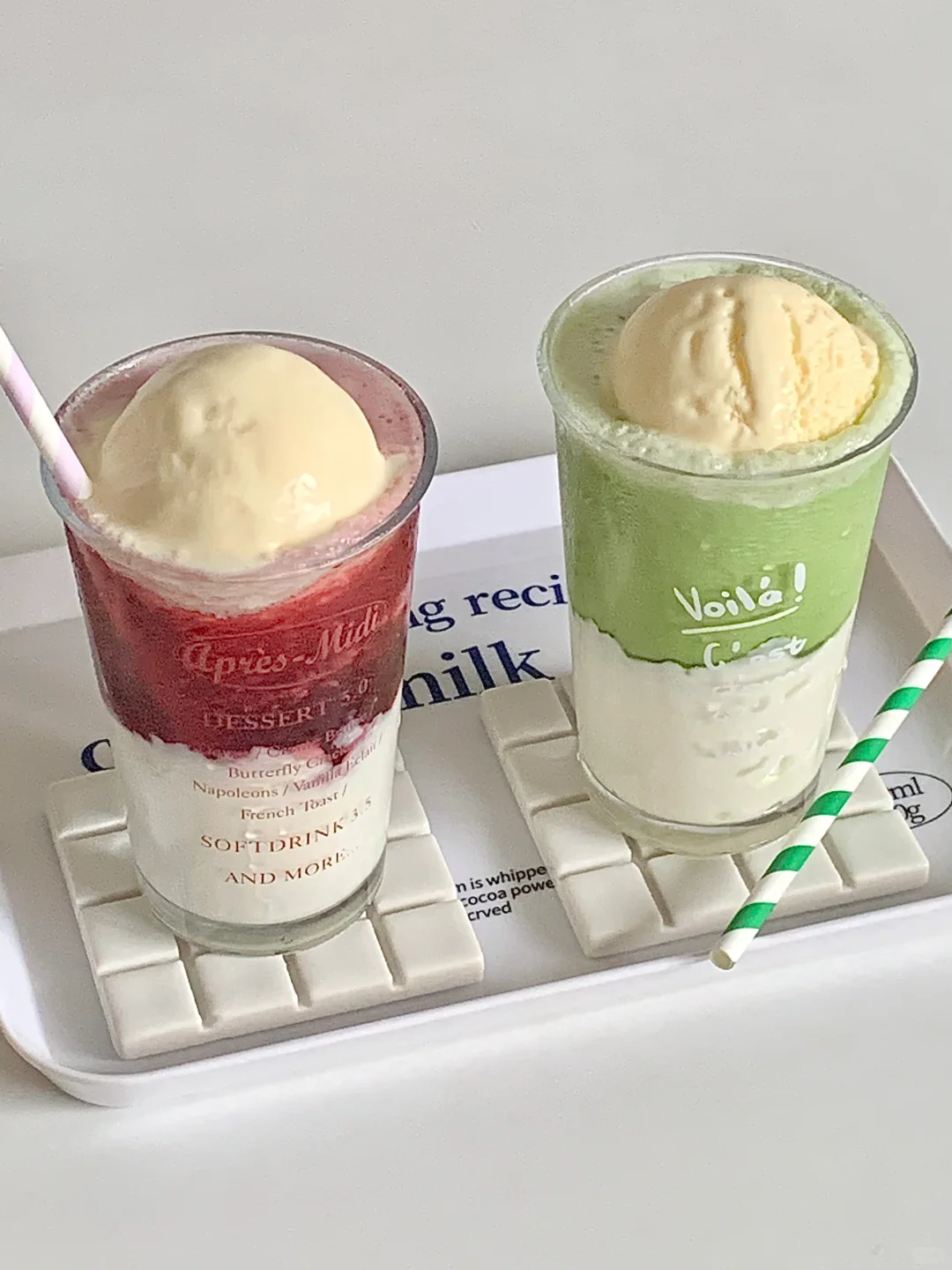 夏日饮：雪糕冰沙🍧🍃