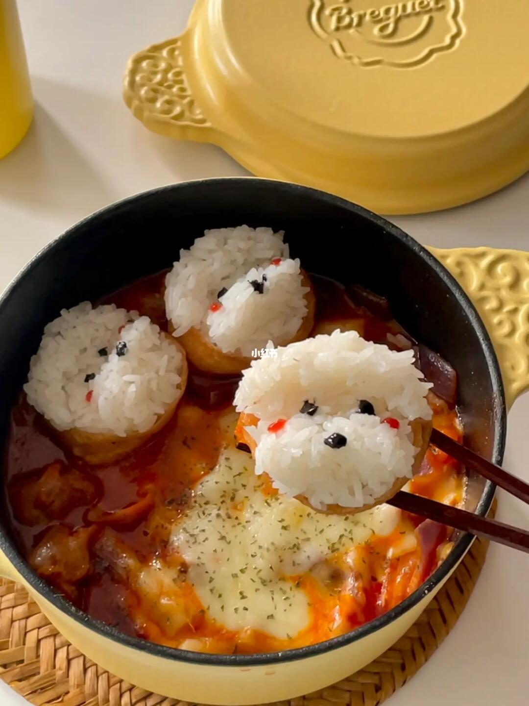 homemad｜小狗饭团之春川辣炒鸡年糕🥘