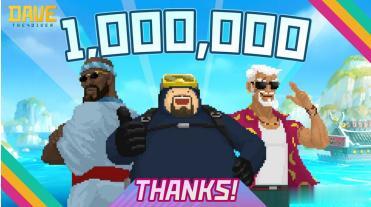 好评如潮游戏《 》Steam销量突破100万份！
 