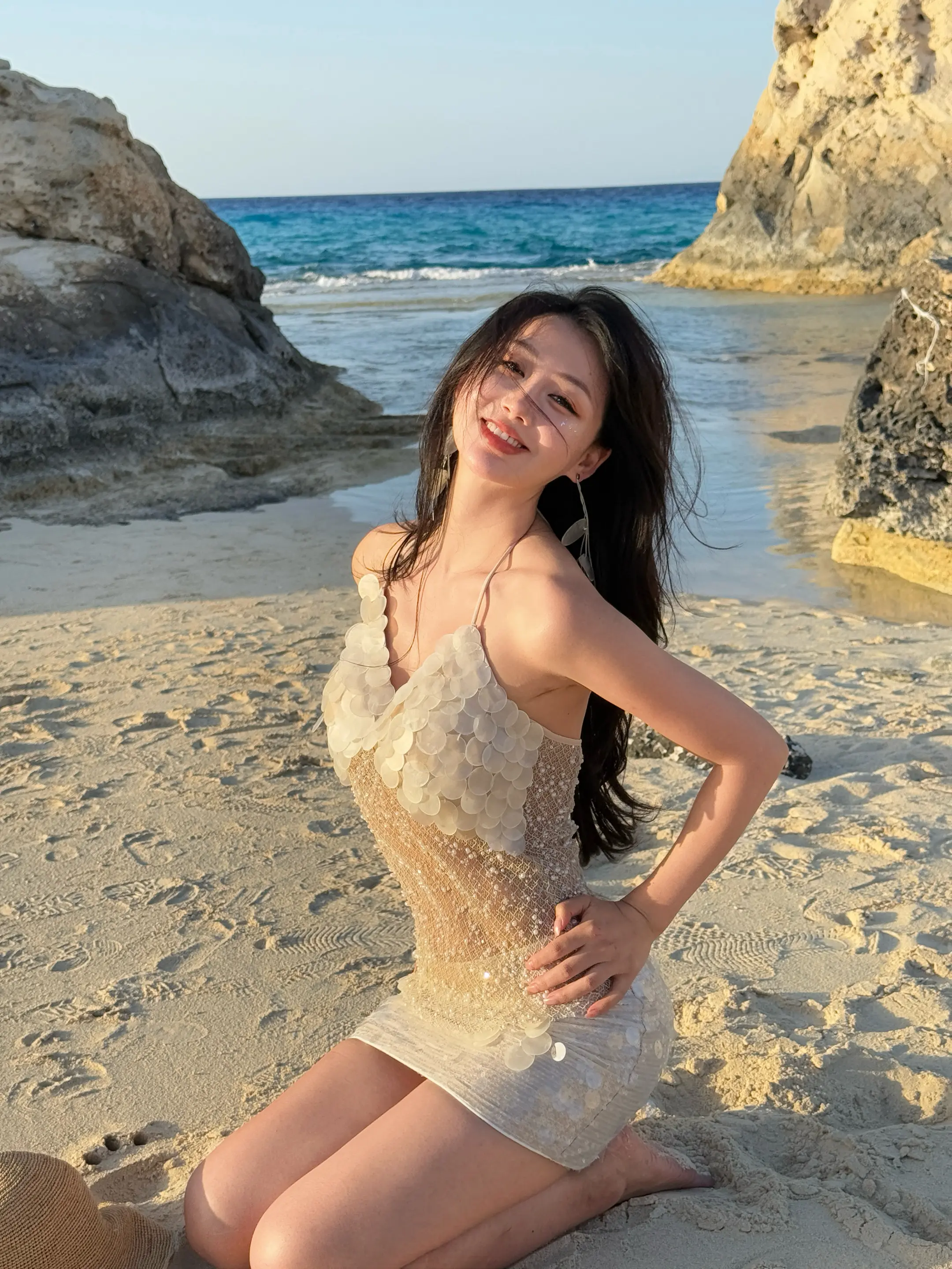 海风藏心事。